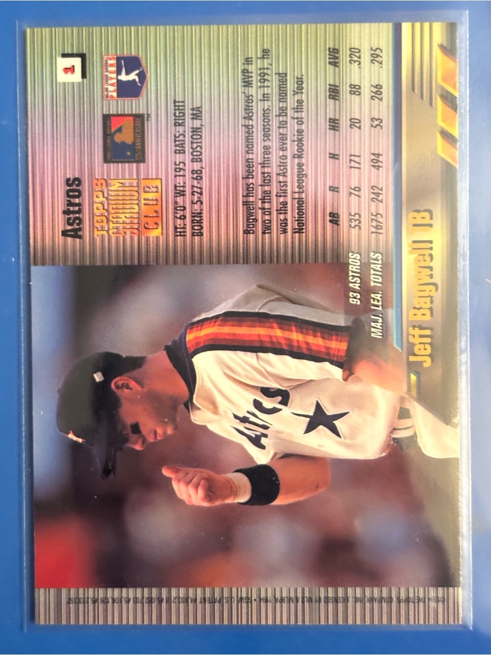 Topps Finest Insert Jeff Bagwell Card GEM
Pack Pulled & Secured!  1994 Gem 💎 - Picture 2 of 3